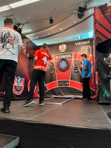 WDF Europe Cup Youth 2023 in Wien: Justin Oeschger (Schweiz)